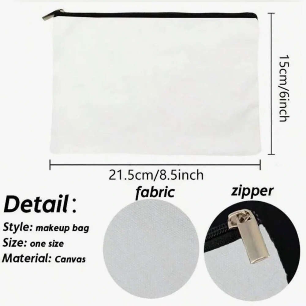 Mystical White Black ‘The Tarot Pouch’ Travel Cosmetic Makeup Bag - Picture 2 of 2